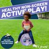 Flybar Hopper Ball for Kids, Inflatable Bouncy Ride-On Ball w/Handle for Indoor & Outdoor Active Play, Includes Pump, Jump Ball Toy for Boys & Girls, Supports Up to 165 lbs, Ages 3+, 18-Inch, Small view 2