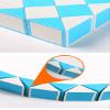 2 Pack Fidget Magic Snake Cube Puzzles Twist Ruler Speed Cubes Brain Teaser Game Toys for Kids Random Color (48 Block) view 4