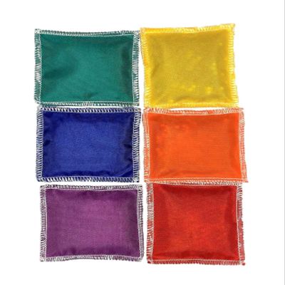 Everrich Industries Square Beanbags - Set of 6 Colors (3" x 3")