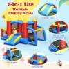 BOUNTECH Inflatable Bounce House, Bouncy House for Kids Outdoor w/Slide, Soccer Goal, Extra Thick, Toddler Indoor Jumper Bouncy Castle Bounce House for Birthday Party view 3