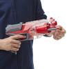 NERF Elite Disrupter Blaster - 6-Dart Rotating Drum, Slam Fire, Translucent Red (Amazon Exclusive) view 3