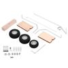 Sugoyi Durable Aircraft Wheels , Kit, with Novel Appearance Lightweight for DIY Fixed Wing Model view 2