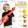 Animolds Crazy Huge Rubber Chicken - 29 Inch Giant Screaming Noise Makers for Parties, Pranks, Practical Jokes - Squeaks Up to 45 Seconds - Squawking Novelty Gag Gift (Random Color) view 3