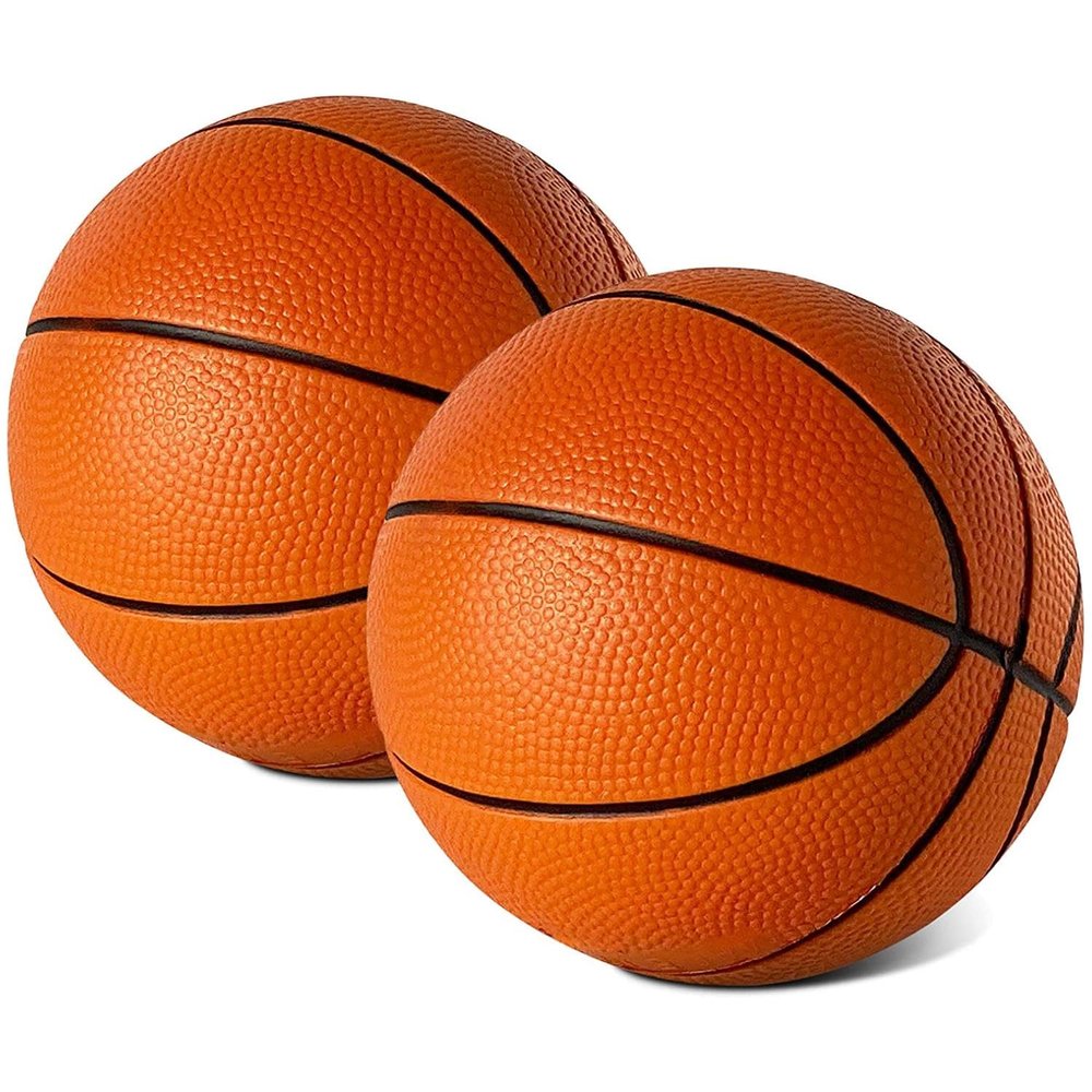 5 Foam Mini Basketball for Pro Mini Basketball Hoop, 2 Pack | Safe & Quiet Small Basketball for Over The Door Mini Hoop Basketball Sets