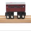 MUNI PALS New York City Subway Wooden Railway (Nostalgia Series) Redbird 7 Train/Flushing LocalChild Safe and Tested Wood Toy Train view 2