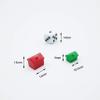 46 Pieces Game Replacement Pieces Games Hotels Houses and Dice, Game Set of Plastic view 2