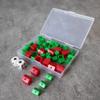 46 Pieces Game Replacement Pieces Games Hotels Houses and Dice, Game Set of Plastic view 3