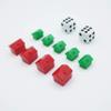46 Pieces Game Replacement Pieces Games Hotels Houses and Dice, Game Set of Plastic view 4