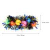 ABOOFAN Christmas Jingle Bell Wristband Bracelets Christmas Bell Bangle Tinsel Wristband Bracelets for Dancing Performace Props Carnival Party Supplies 2pcs (Blue) view 3