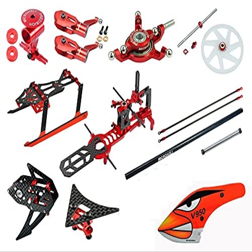 Microheli CNC Performance Package (RED) - WLTOYS V950