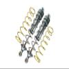 Aluminum Rear Thickened Spring Dampers 187mm For Arrma 1:5 KRATON 8S BLX/OUTCAST 8S BLX/KRATON EXB Roller - 2Pc Set Gray Silver view 1