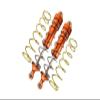 Aluminum Front Thickened Spring Dampers 177mm for Arrma 1:5 KRATON 8S BLX-ARA110002 / KRATON EXB Roller-ARA5208-2Pc Set Orange view 1