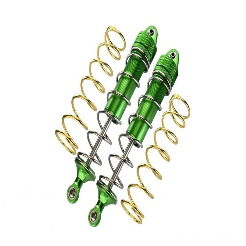 Aluminum Rear Thickened Spring Dampers 187mm For Arrma 1:5 KRATON 8S BLX/OUTCAST 8S BLX/KRATON EXB Roller - 2Pc Set Green
