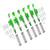 GPM For Traxxas TRX-6 MERC-Benz G63 (88096-4) Upgrade Parts Aluminum L-Shape Piggy Back Spring Dampers 90mm + Adjustable Damper Mount (Multiple Positioning Holes) - 42Pc Set Green view 1