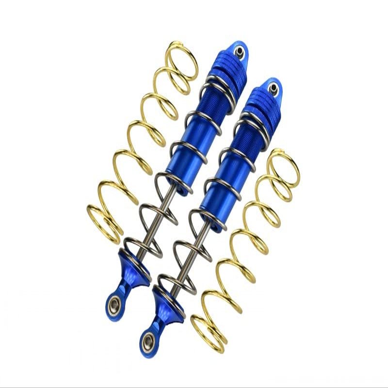 Aluminum Rear Thickened Spring Dampers 187mm For Arrma 1:5 KRATON 8S BLX/OUTCAST 8S BLX/KRATON EXB Roller - 2Pc Set Blue