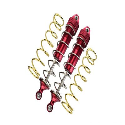 Aluminum Front Thickened Spring Dampers 177mm For Arrma 1:5 KRATON 8S BLX-ARA110002 / KRATON EXB Roller-ARA5208-2Pc Set Red