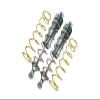 Aluminum Front Thickened Spring Dampers 177mm For Arrma 1:5 KRATON 8S BLX-ARA110002 / KRATON EXB Roller-ARA5208-2Pc Set Gray Silver view 1
