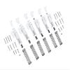 GPM For Traxxas TRX-6 MERC-Benz G63 (88096-4) Upgrade Parts Aluminum L-Shape Piggy Back Spring Dampers 90mm + Adjustable Damper Mount (Multiple Positioning Holes) - 42Pc Set Silver view 1
