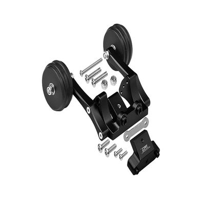 GPM For Traxxas Hoss 4X4 VXL (90076-4) Upgrade Parts Aluminum Rear Adjustable Wheelie - 12Pc Set Black