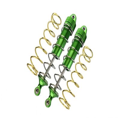 Aluminum Front Thickened Spring Dampers 177mm For Arrma 1:5 KRATON 8S BLX-ARA110002 / KRATON EXB Roller-ARA5208-2Pc Set Green