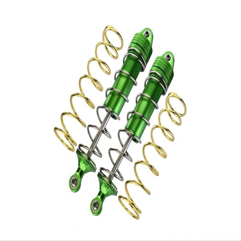 Aluminum Front Thickened Spring Dampers 177mm For Arrma 1:5 KRATON 8S BLX-ARA110002 / KRATON EXB Roller-ARA5208-2Pc Set Green