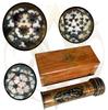 Brass Kaleidoscope with Wooden Box Vintage Antique Finish Kaleidoscope for Friends Family 3D Mirror Lens Educational Birthday Baptism Gifts view 1