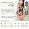 Anamalz Moose Wooden Animal Toy for Toddlers, Fun and Posable Moose for Early Learning, Montessori, and STEM, Smooth Natural Wood, Boys and Girls view 2