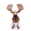 Anamalz Moose Wooden Animal Toy for Toddlers, Fun and Posable Moose for Early Learning, Montessori, and STEM, Smooth Natural Wood, Boys and Girls view 3