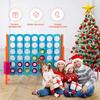 COSTWAY Jumbo 4-to-Score Giant Game Set with Storage Carrying Bag, 4 in A Row for Kids and Adults, Game Set with 42 Jumbo Rings & Quick-Release Slider, Perfect for Family Game view 2