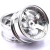 2pcs RC 1/10 Aluminum On Road Wheel Rims Hex 12mm Adjustable Offset Silver Color Fit for 1:10 RC On Road Drift Touring Street Car Tire Tyre view 4