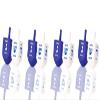 Zion Judaica Hanukkah Dreidels Blue & White Natural Wood with English Translation & Transliteration (100 Pack) view 4