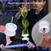MAGICYOYO K2 Crystal Yoyo for Kids 8-12 & Beginners, Durable Plastic Responsive Yoyo Professional with Finger Spin & DNA Function, Includes 12 Yo-yo Strings, Yo yo Glove & Bag (Pure White view 3