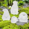 TOYANDONA Polar Bear Christmas Decorations Miniature Figurine 2.20 Inch Adorable Micro Landscape Ornament for Holiday Cake Toppers Home Party Decor view 4
