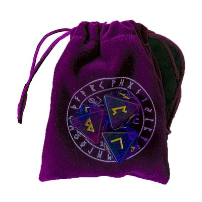 angwang Rune Dice,3 Pcs 8-Sided Rune Dice Resin Assorted Polyhedral Dice Set Divination Table Board Roll Party Cards Playing Game 2#
