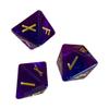 angwang Rune Dice,3 Pcs 8-Sided Rune Dice Resin Assorted Polyhedral Dice Set Divination Table Board Roll Party Cards Playing Game 2# view 4
