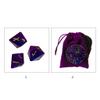 angwang Rune Dice,3 Pcs 8-Sided Rune Dice Resin Assorted Polyhedral Dice Set Divination Table Board Roll Party Cards Playing Game 1# view 3