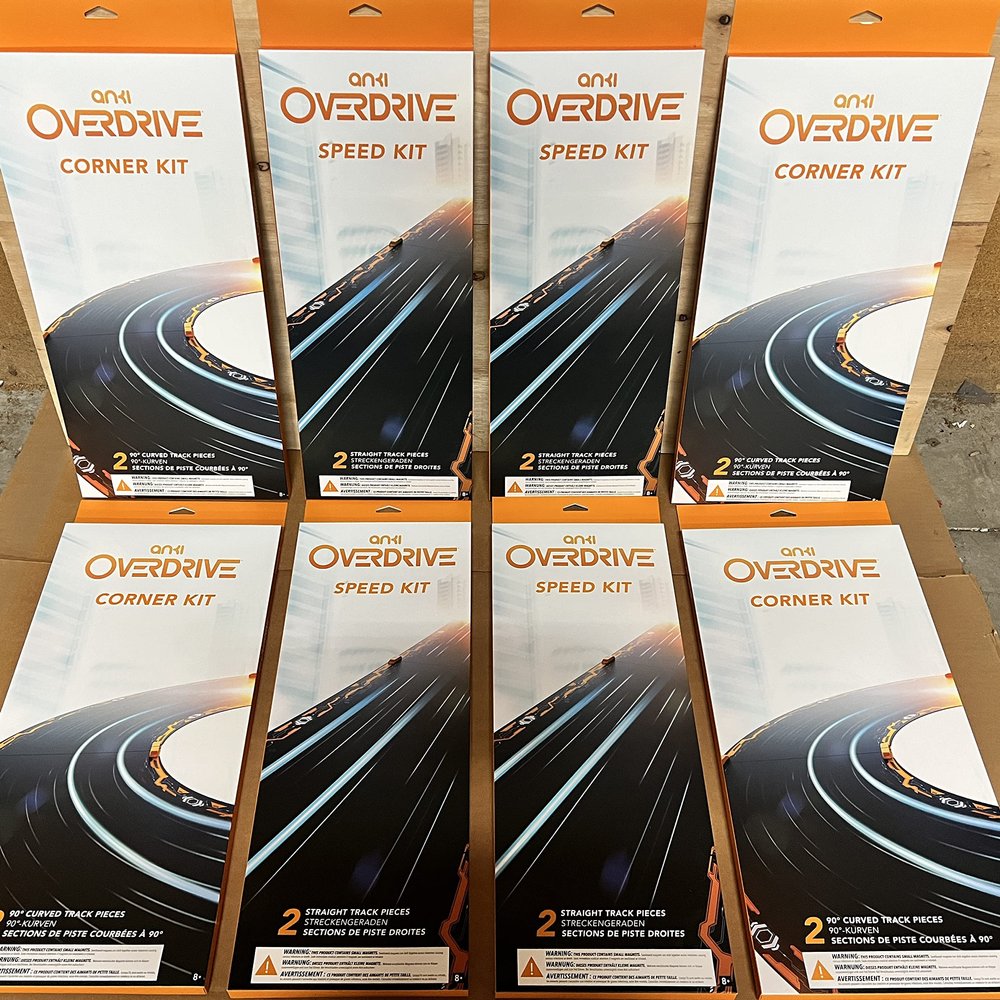 NXGEN Anki Overdrive Expansion Track Bundle - 4X Speed Kits 4X Corner Kits