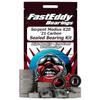 FastEddy Bearings Compatible with Serpent Medius X20 ?21 Carbon Sealed Bearing Kit view 1