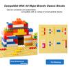 LVHERO Classic Baseplates Building Plates for Building Bricks 100% Compatible with All Major Brands-Baseplate, 10" x 10", Pack of 16 (Sand) view 3