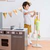 Teamson Kids Little Helper 6-pc. Wooden Toy Household Cleaning Supply Set with Organizing Stand view 2