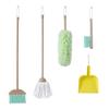 Teamson Kids Little Helper 6-pc. Wooden Toy Household Cleaning Supply Set with Organizing Stand view 3