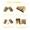 Fingerboard Skate Park Toys, 8 Skatepark Deck Ramp for Finger Skateboard Park Kit Part Training Props with 4 Finger Decks 2 Finger Bike 1 Pair Skates and 1 Scooters for Boys or Girls Gift view 3