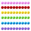 Hotusi 60 Pcs Chinese Checkers Marbles Balls in 6 Colors,14mm Game Replacement Balls for Marble Run, Marbles Game Home Decoration view 1