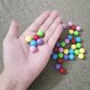 Hotusi 60 Pcs Chinese Checkers Marbles Balls in 6 Colors,14mm Game Replacement Balls for Marble Run, Marbles Game Home Decoration view 3