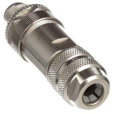 Connector, Str M12 M 5 pos, 18AWG, 6-8mm Cable Range, 4A 60V, U8151, BMSWS 8151-0/9