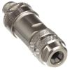 Connector, Str M12 M 5 pos, 18AWG, 6-8mm Cable Range, 4A 60V, U8151, BMSWS 8151-0/9 view 1