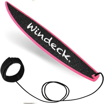 Windeck Finger Surfboard Pink Panther Mini Finger Board Toy for Kids & Skaters | Air Surf Car Window Toy with Grip Tape & Leash | Hand Surfboard Gift for Girls, Surfers & Travel Entertainment