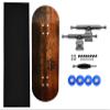 Teak Tuning 34mm Pro Fingerboard Complete - Fully Assembled with Pro Level Components - Pro Shaped Wooden Deck (34x97mm), UltraSpin Bearing Wheels, Prodigy Gen2 Trucks - Blue Suede Shoes view 3