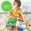 Curious Columbus Quiet Book  Away We Go Busy Book for Kids, Montessori Airplane Travel Toy for Preschool and Early Learning view 2