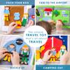 Curious Columbus Quiet Book  Away We Go Busy Book for Kids, Montessori Airplane Travel Toy for Preschool and Early Learning view 3